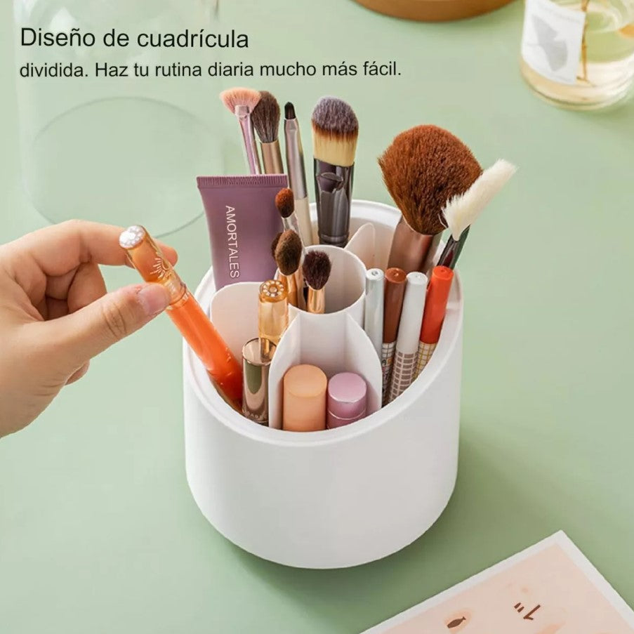 NUEVO ORGANIZADOR DE MAQUILLAJE GIRATORIO