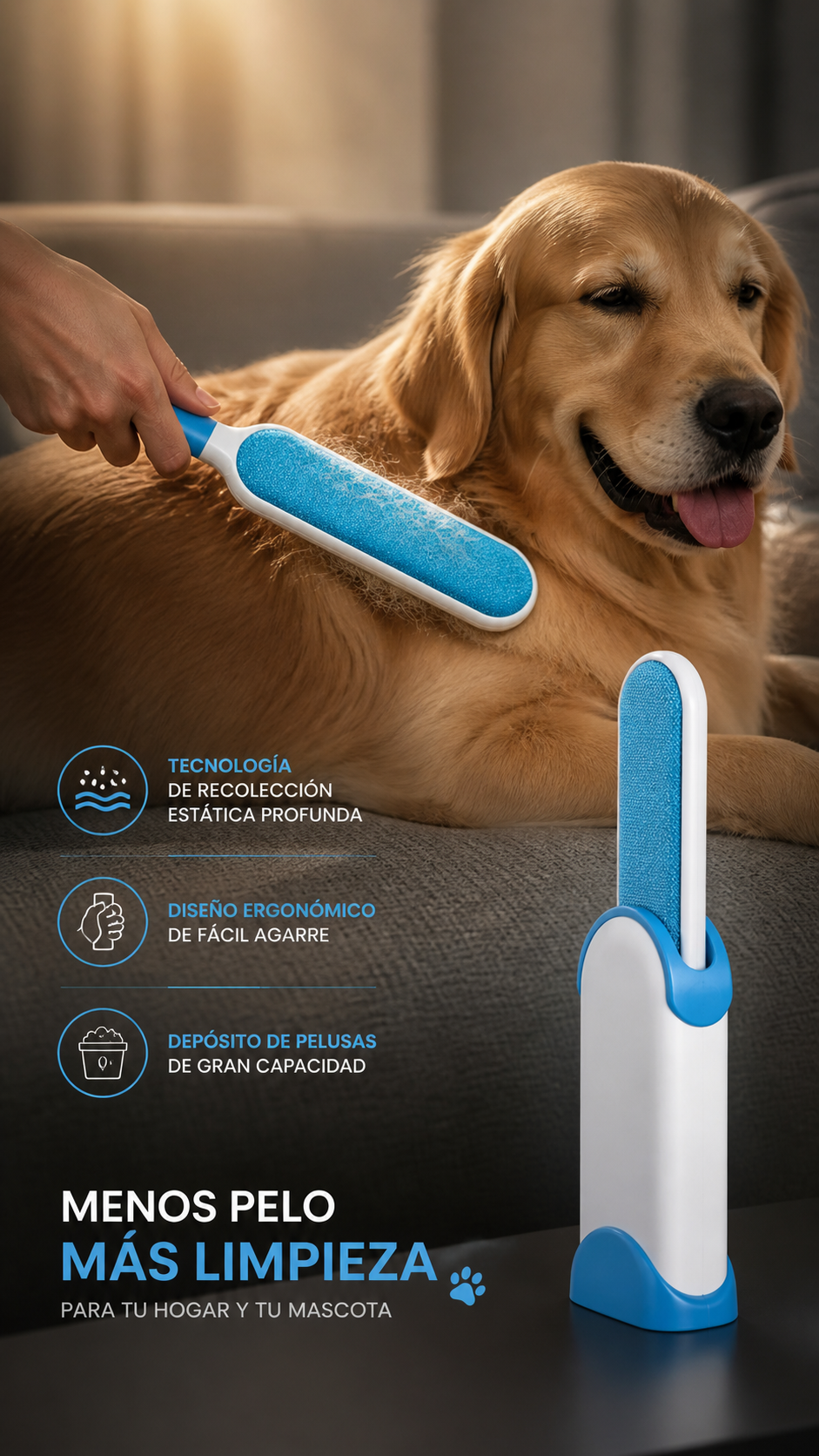 CEPILLO PARA MASCOTAS