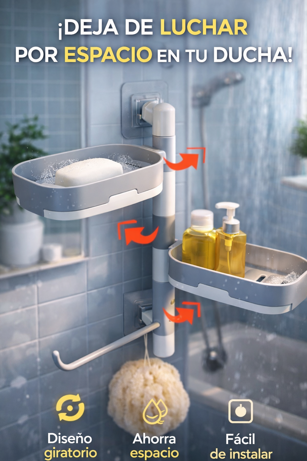 JABONERA PARA DUCHA GIRATORIA
