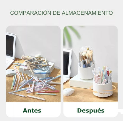 NUEVO ORGANIZADOR DE MAQUILLAJE GIRATORIO